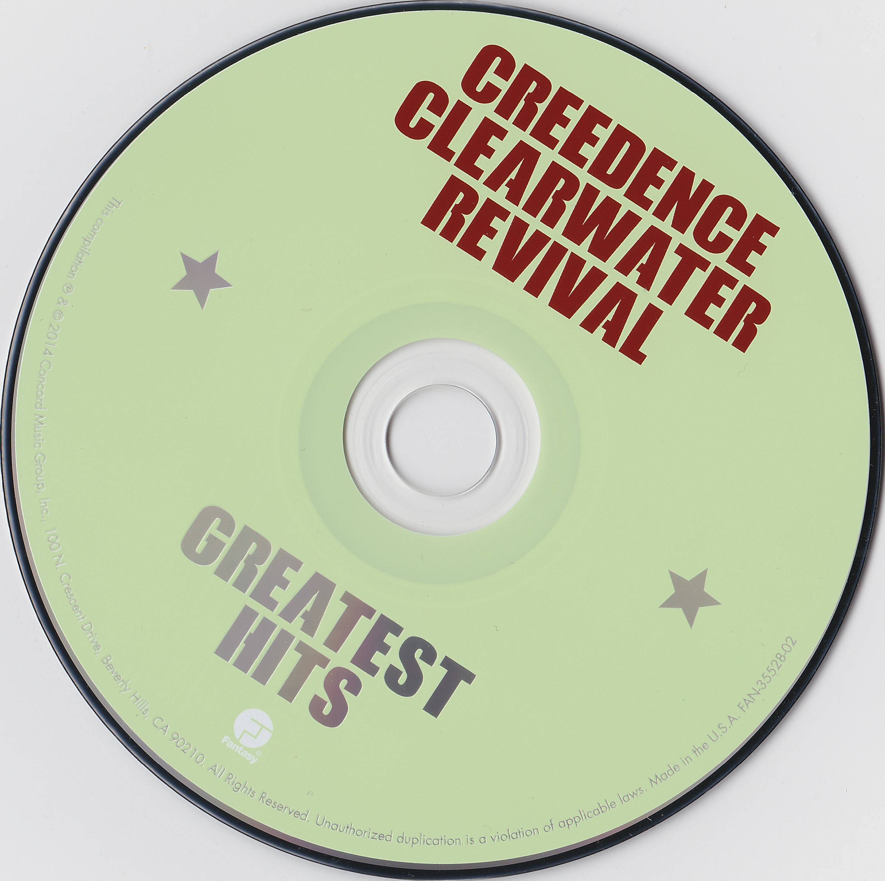 Creedence Clearwater Revival Greatest Hits : CD US
